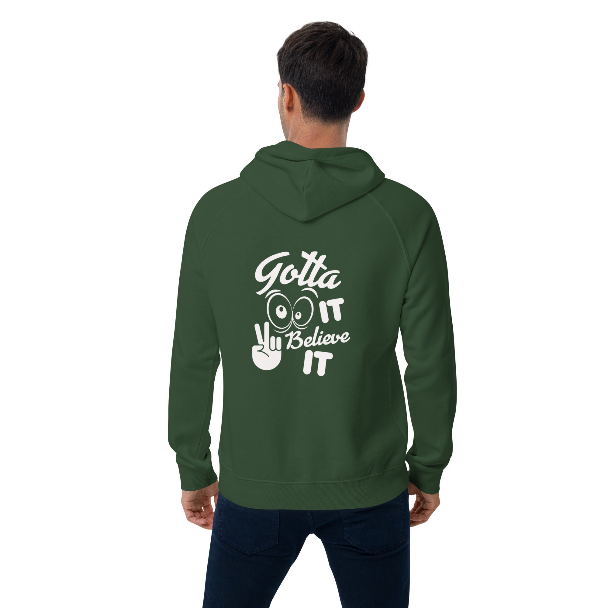 Unisex eco raglan hoodie