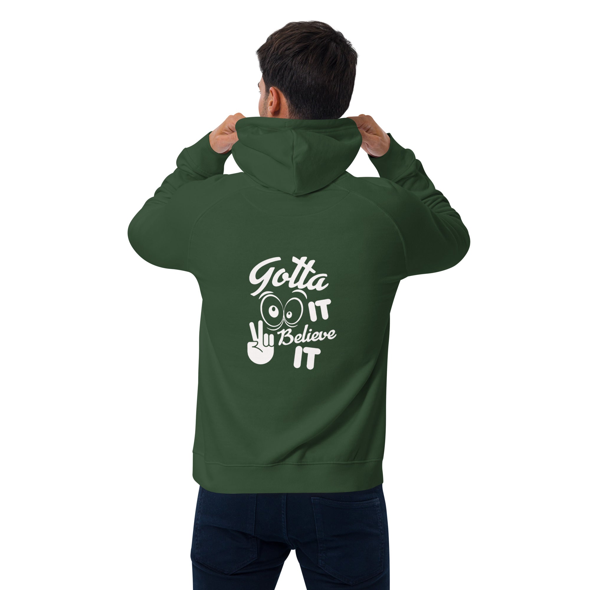 Unisex eco raglan hoodie